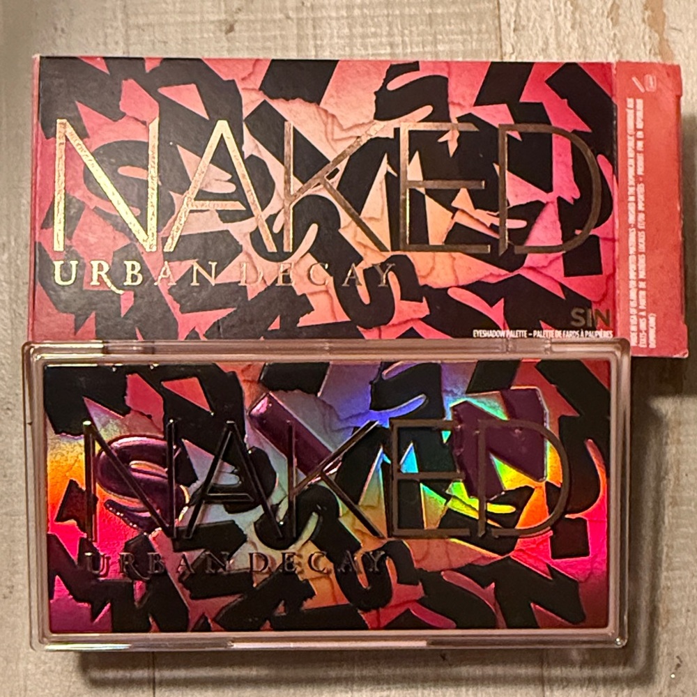 Urban Decay Naked Mini 6 Shade Eyeshadow Palette Sin 0.12 Oz